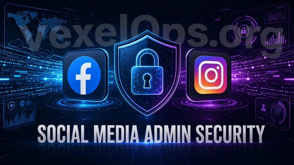 Safety check for admin rights on Facebook and Instagram business accounts.