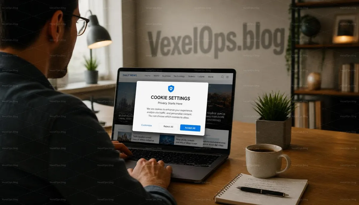 Website cookie settings and browser privacy cover image.