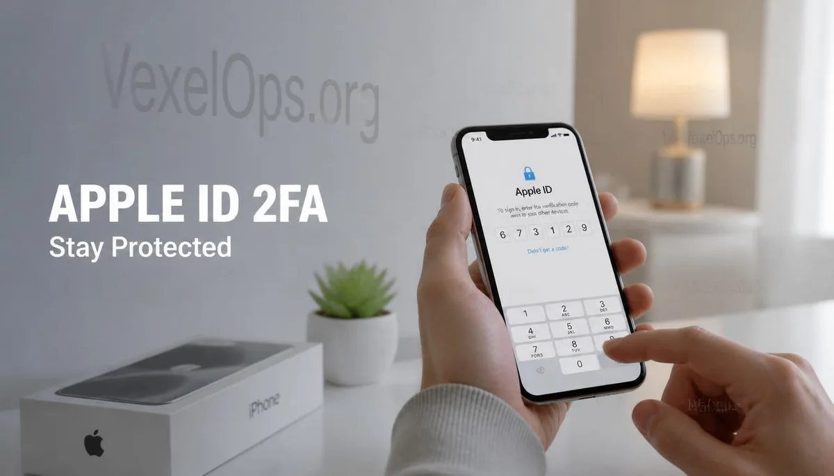 Cover image for Apple ID Two-Factor Authentication settings.
