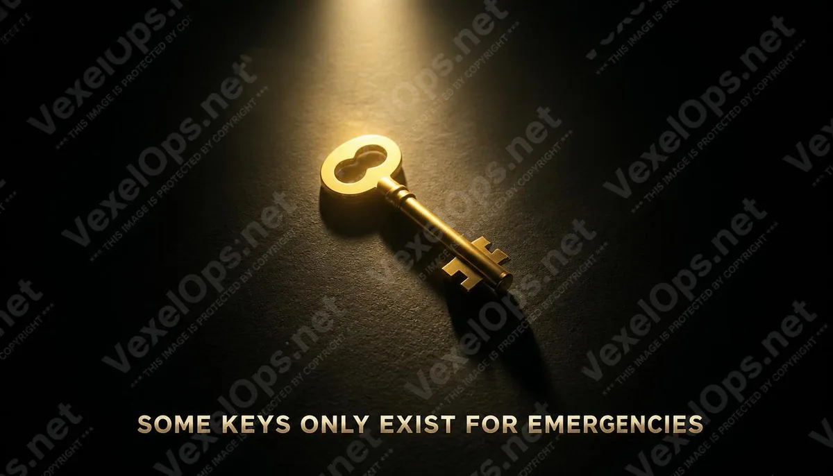 A minimalist cover image illustrating the concept of emergency backup codes.