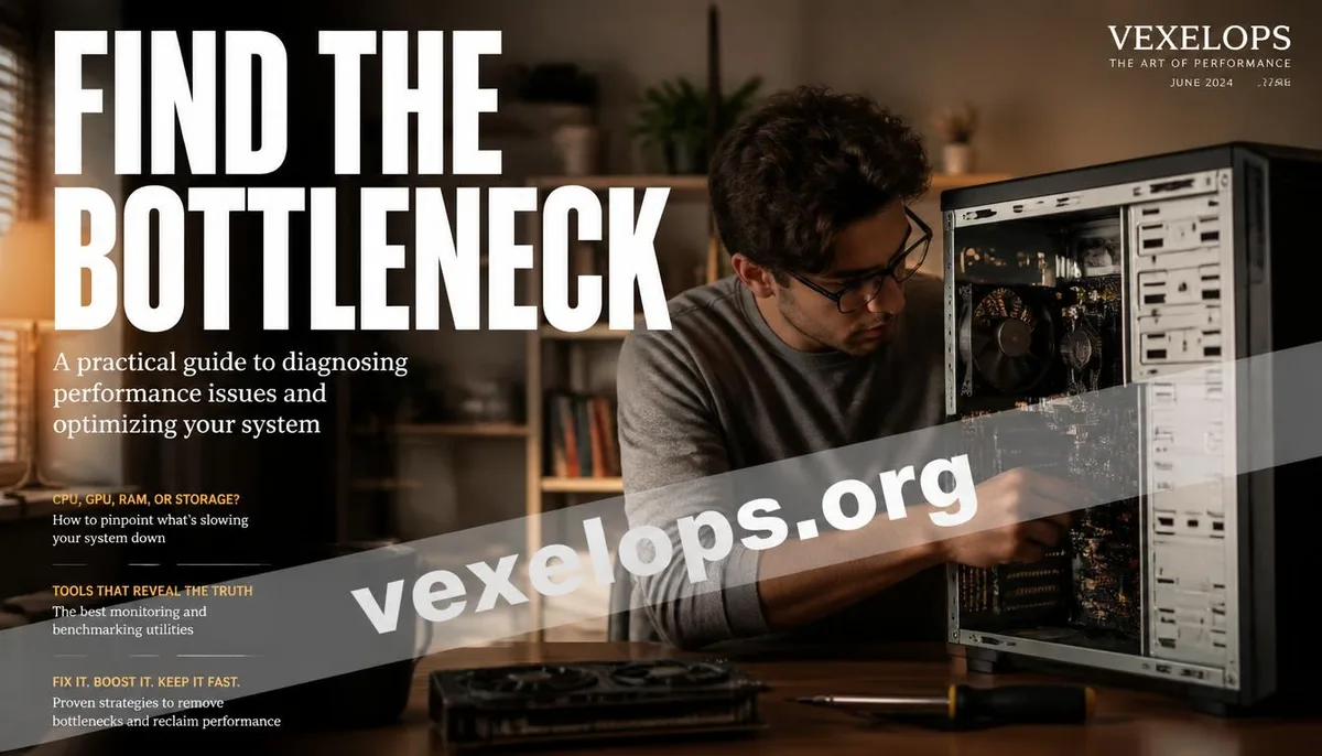 Real-life scene of users checking Windows computer performance and system resources